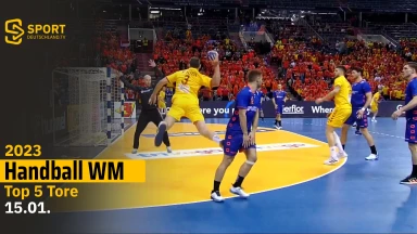 Auf Torjagd mit überragenden Würfen! Die Top 5 Tore der Handball-WM am 15.01
