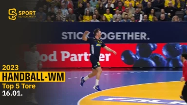 Trickreich und mit viel Gefühl! Die Top 5 Tore der Handball-WM am 16.01.
