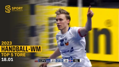 Mit mehr Power ins Tor geht nicht! Die Top 5 Tore der Handball-WM 2023 am 18.01.