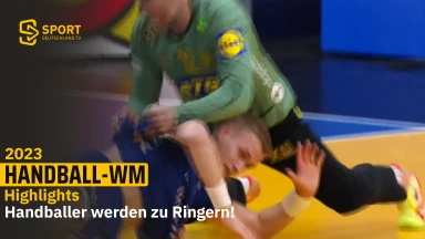 Im Sport geirrt? Da werden die Handballer plötzlich zu Ringern!