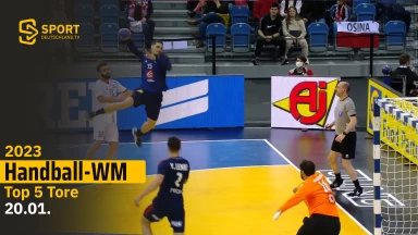 Mit Kraft und viel Gefühl! Die Top 5 Tore der Handball-WM 2023 am 20.01.