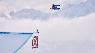 Slopestyle Snowboard Weltmeister Marcus Kleveland gewinnt Laax Open 2023