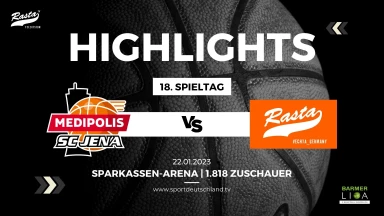 Highlights: Medipolis SC Jena - RASTA Vechta 72:80 (22.1.23)
