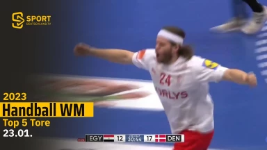 Ein Paar Würfe zum Staunen! Die Top 5 Tore der Handball-WM am 23.01.
