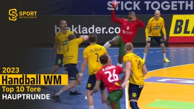 Lattenkracher oder mit viel Gefühl! Die Top 10 Tore der Hauptrunde der Handball-WM