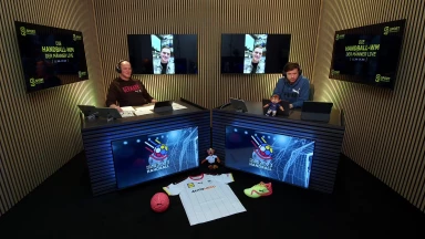 Talk vor dem Viertelfinalspiel mit Timo Kastening, Sascha Staat & Maik Thiele