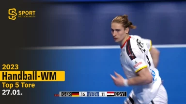Zum Zunge schnalzen! Die Top 5 Tore der Handball-WM am 27.01.