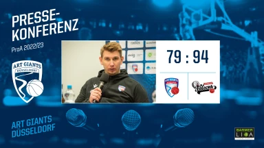 PRESSEKONFERENZ | ART Giants Düsseldorf vs. Nürnberg Falcons (79:94) | 2022/23