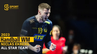 Niclas Ekberg bester Rechtaußen der Handball-WM 2023