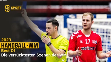 Da muss man zweimal hinschauen! Die verrücktesten Szenen der Handball-WM 2023