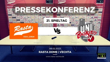 PK: RASTA Vechta - Uni Baskets Paderborn 89:67 (8.2.23)