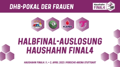 DHB-Pokal der Frauen - Die Auslosung der Halbfinalbegegnungen des Haushahn Final4