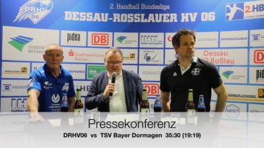 Pressekonferenz vom Spiel DRHV 06 vs. TSV Bayer Dormagen