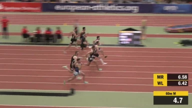 Meetingrekord! Dominik Kopec mit neuer Bestleistung im 60m-Finale