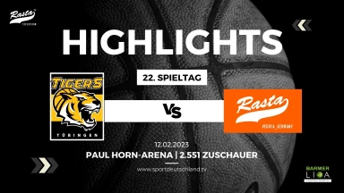 Highlights: Tigers Tübingen - RASTA Vechta 79:68 (13.2.23)