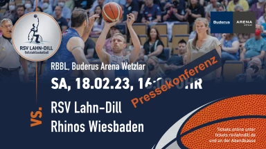 RSV Lahn-Dill VS Rhine River Rhinos    Pressekonferenz