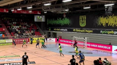 Ansatzlos das Ding von 9m reingehämmert