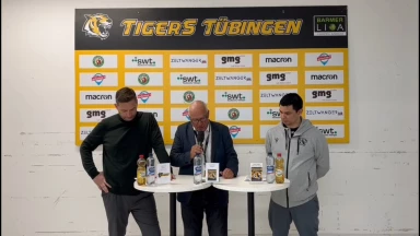 Pressekonferenz Tigers Tübingen vs. Vfl Kirchheim Knights