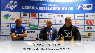 Pressekonferenz vom Spiel DRHV 06 vs. VfL Lübeck-Schwartau