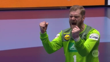 Weltklasse Torhüter Jogi Bitter mit starken Paraden der letzten Jahre im DHB-Trikot