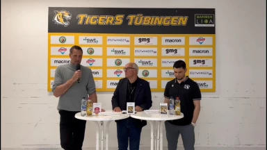 Pressekonferenz Tigers Tübingen vs. BAYER GIANTS Leverkusen
