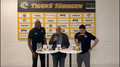 Pressekonferenz Tigers Tübingen vs. RÖMERSTROM Gladiators Trier