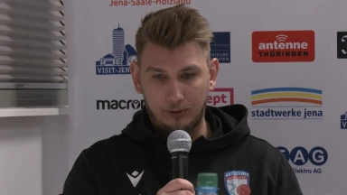 Pressekonferenz vom 02.04.2023: Medipolis SC Jena vs. ART GIANTS Düsseldorf