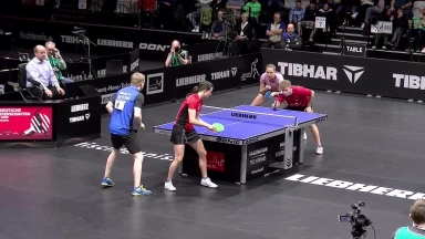 DM TT: Mixed Halbfinale Winter/Flemming vs. Kaufmann/Pelz