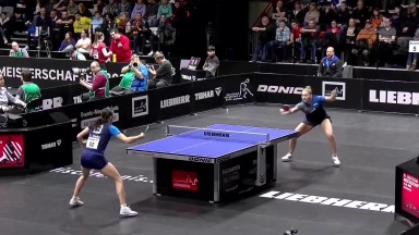 DM TT:  Halbfinale Damen-Einzel - Matz vs. Winter