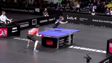 DM TT: Halbfinale Herren-Einzel - Qui vs. Meissner