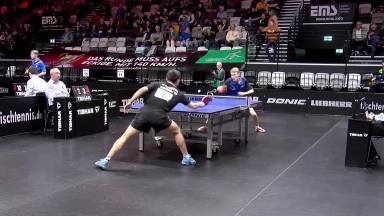 DM TT:  Herren-Einzel 1. Runde - Schweiger vs. Stumper