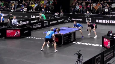 DM TT: - Halbfinale Herren-Doppel - Fadeev/Hübgen vs. Ort/Walther