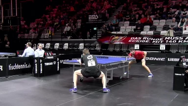 DM TT: Viertelfinale Herren-Einzel - Ort vs. Franziska