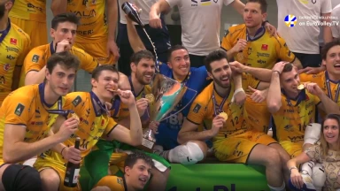Deutscher Nationalspieler Tobias Krick feiert mit Modena Europapokal-Triumph!