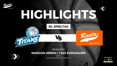 Highlights: Dresden Titans - RASTA Vechta 77:86 (11.4.23)