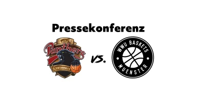Pressekonferenz wiha Panthers Schwenningen vs. WWU Baskets Münster