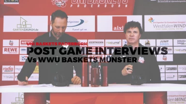 Pressekonferenz: Uni Baskets Paderborn vs. WWU Baskets Münster