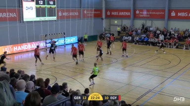 U21 männlich: Wie aus dem Lehrbuch! DHB-Jungs schließen Spielzug optimal ab