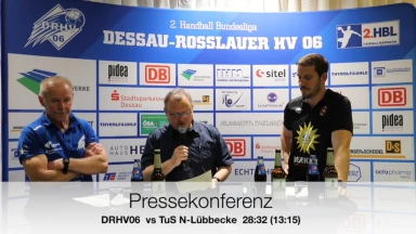 Pressekonferenz vom Spiel DRHV 06 vs. TuS N-Lübbecke