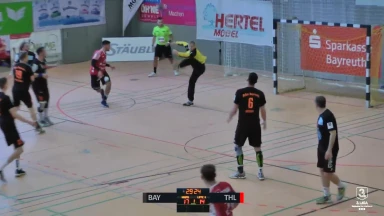 3. Liga: erst die Parade, dann der Kempa zur Pausenführung für Bayreuth