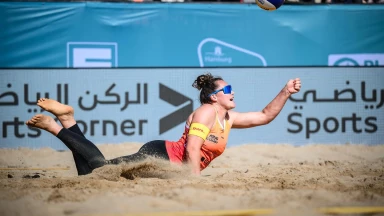 USA-Duo Stockman & Kraft holt Turniersieg des Queen & King of the Court Hamburg