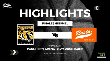 Highlights: Tigers Tübingen - RASTA Vechta 78:78 (2.6.23)