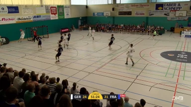 U17 männlich: Deutschlands Linskaußen trickst Frankreich aus!