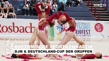 Aufzeichnung - Rhythmische Sportgymnastik DJM & Deutschland-Cup Gruppe - Tag 1