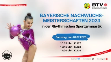 Bay. Nachwuchsmeisterschaften 2023 - Rhythmische Sportgymnastik