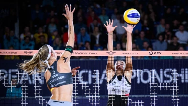 Court 4 - Beachvolleyball EM - Tag 2 - Session 2