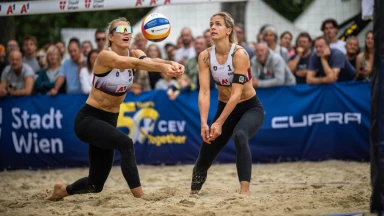 Beach EM: Ludwig/Lippmann ziehen ungefährdet ins Halbfinale!