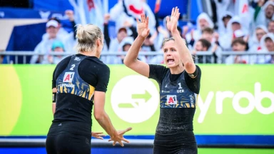 Beach EM: Ludwig/Lippmann holen sich die Bronze-Medaille