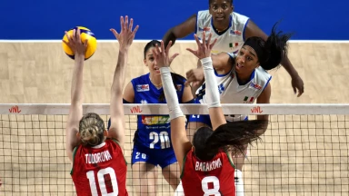 Volleyball EM der Frauen: Klare Angelegenheit im Eröffnungspiel zwischen Italien und Rumänien!