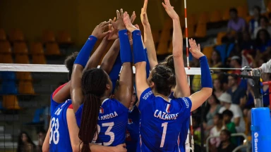Volleyball EM der Frauen: Deutlicher Sieg im Spiel zwischen Estland und Frankreich